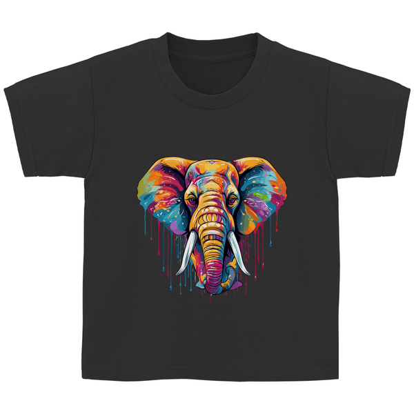 Farbenelefant - Kinder T - Shirt - Textilzauber