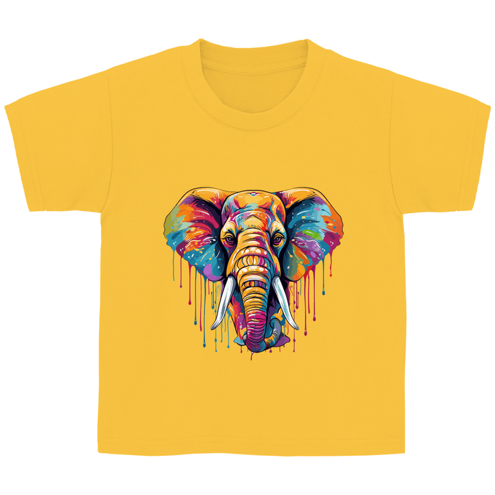 Farbenelefant - Kinder T - Shirt - Textilzauber