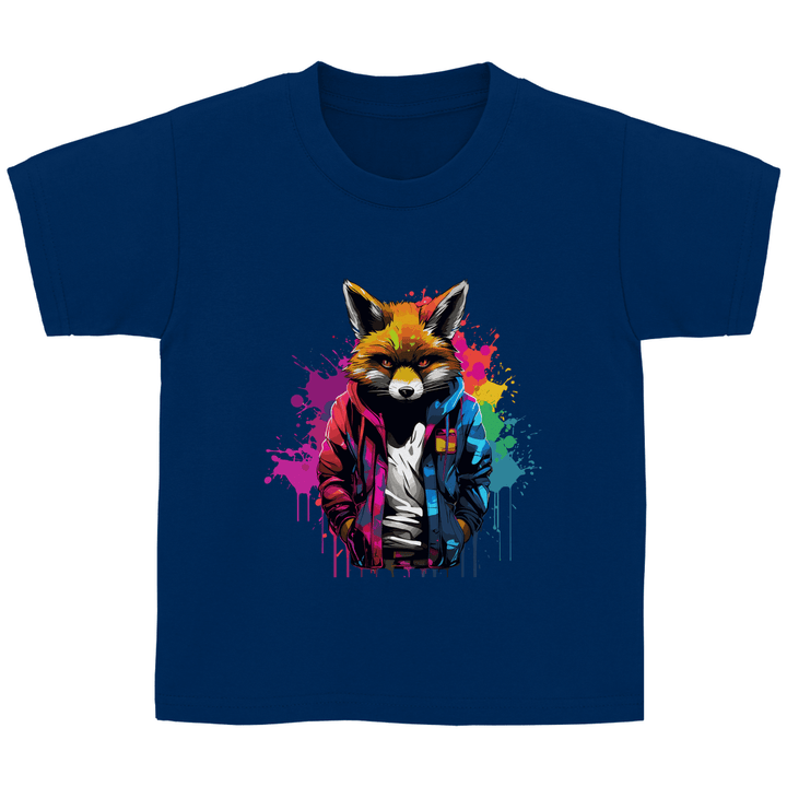 Farbenfuchs - Kinder T - Shirt - Textilzauber