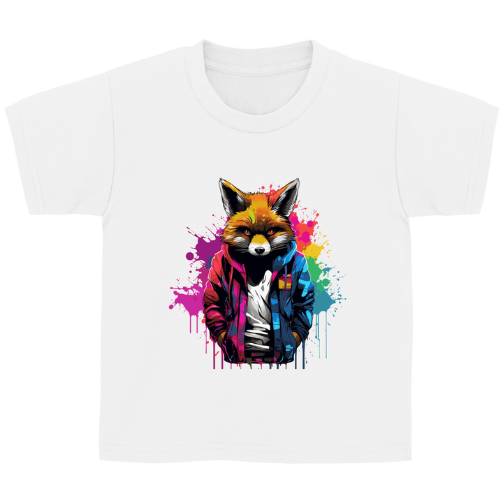 Farbenfuchs - Kinder T - Shirt - Textilzauber