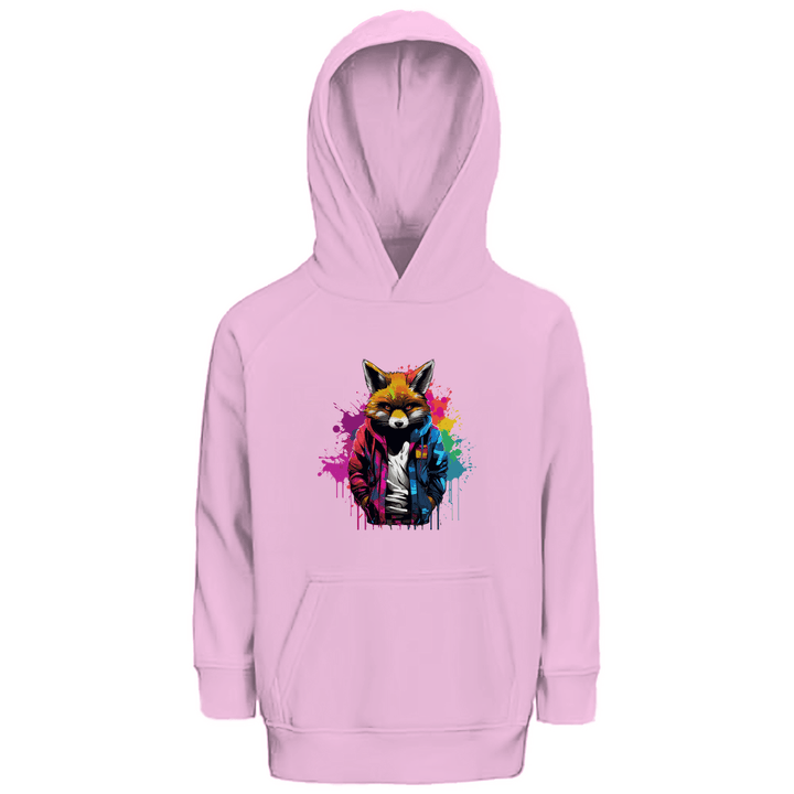 Farbenfuchs - Premium Bio Kinderhoodie - Textilzauber
