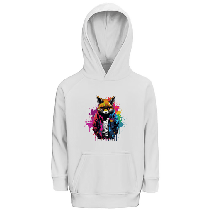 Farbenfuchs - Premium Bio Kinderhoodie - Textilzauber