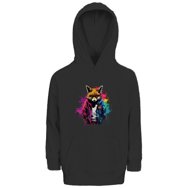 Farbenfuchs - Premium Bio Kinderhoodie - Textilzauber