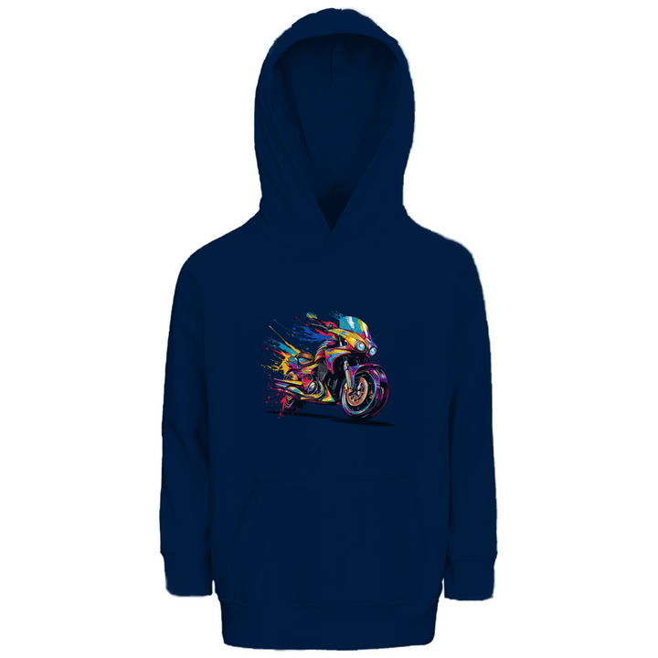Farbrausch - Premium Bio Kinderhoodie - Textilzauber