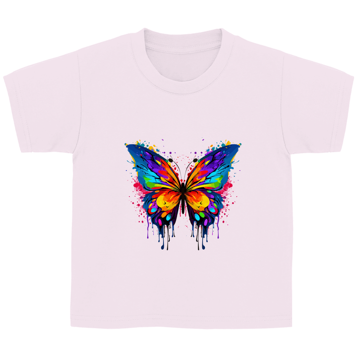 Farbschmetterling - Kinder T - Shirt - Textilzauber