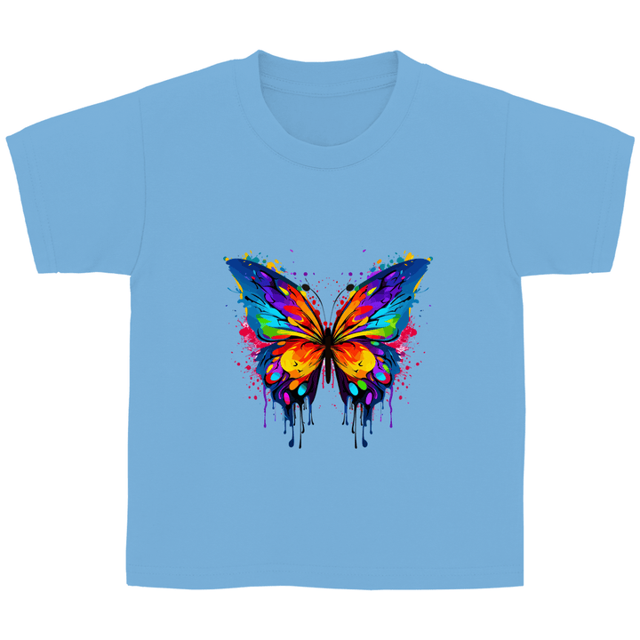 Farbschmetterling - Kinder T - Shirt - Textilzauber