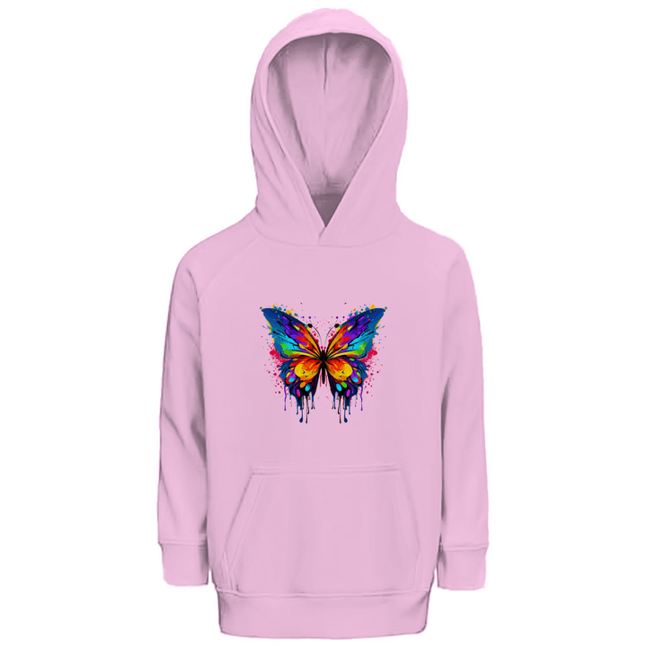 Farbschmetterling - Premium Bio Kinderhoodie - Textilzauber