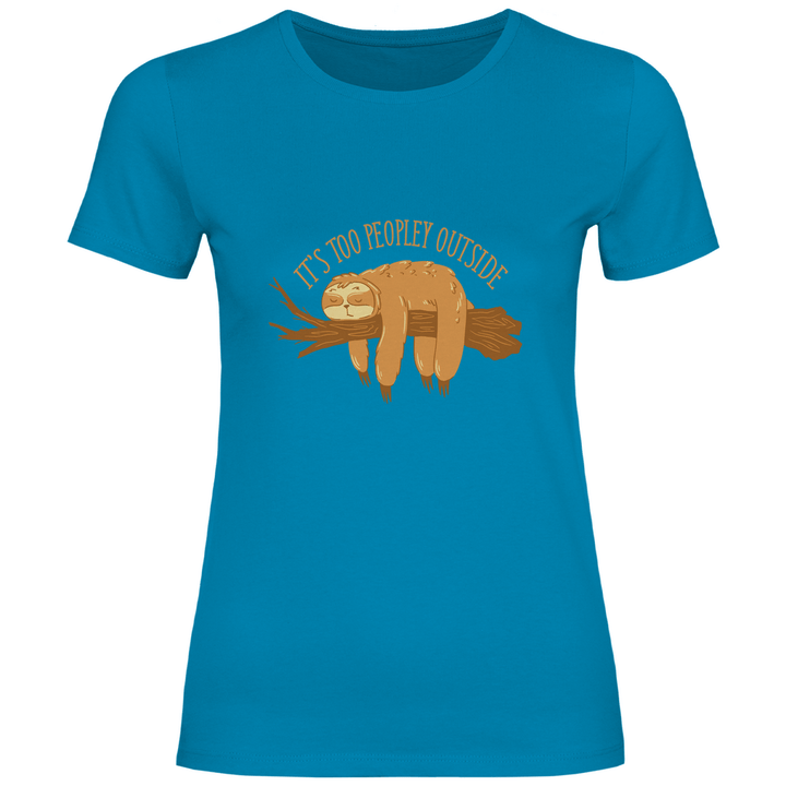 Faultier Antisocial - Damen T - Shirt - Textilzauber