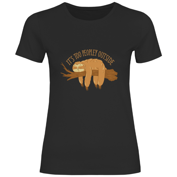 Faultier Antisocial - Damen T - Shirt - Textilzauber