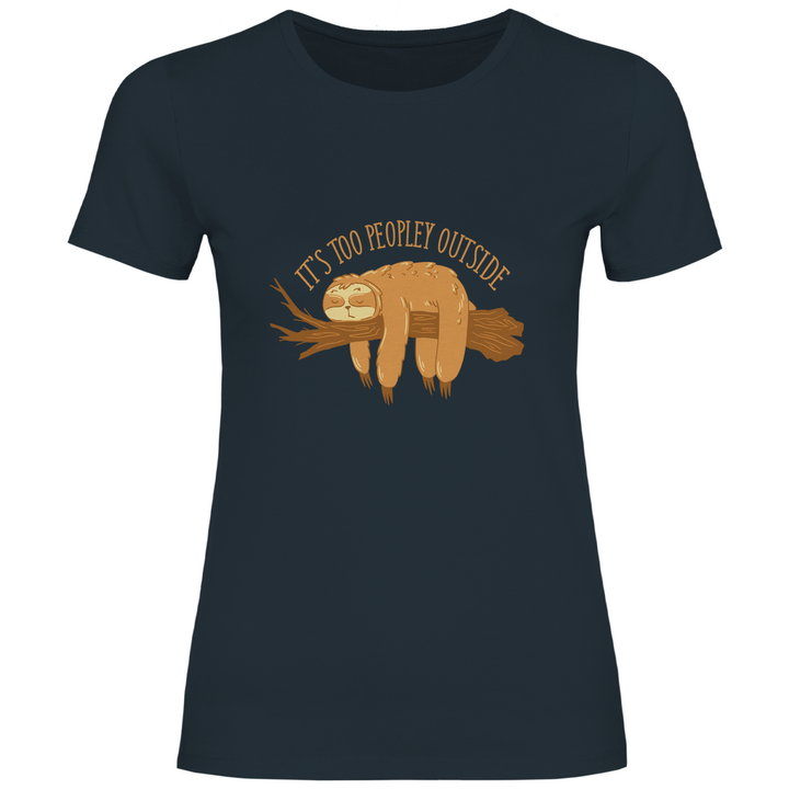 Faultier Antisocial - Damen T - Shirt - Textilzauber