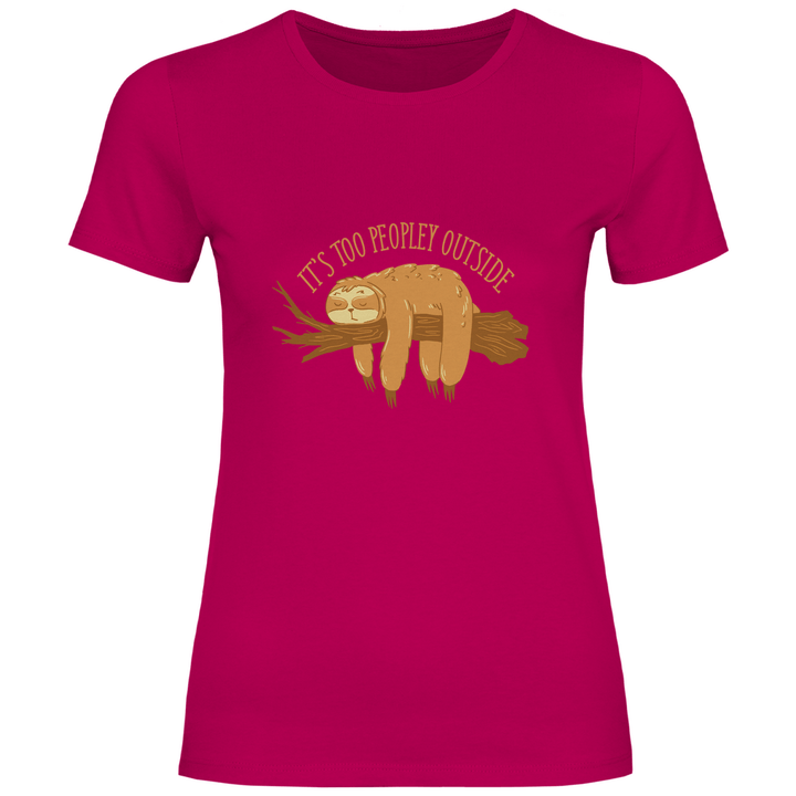 Faultier Antisocial - Damen T - Shirt - Textilzauber