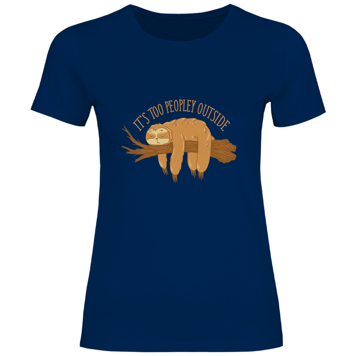 Faultier Antisocial - Damen T - Shirt - Textilzauber