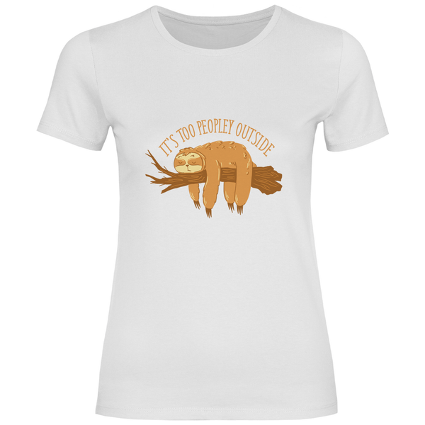 Faultier Antisocial - Damen T - Shirt - Textilzauber