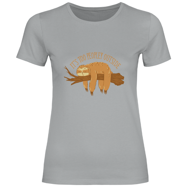 Faultier Antisocial - Damen T - Shirt - Textilzauber