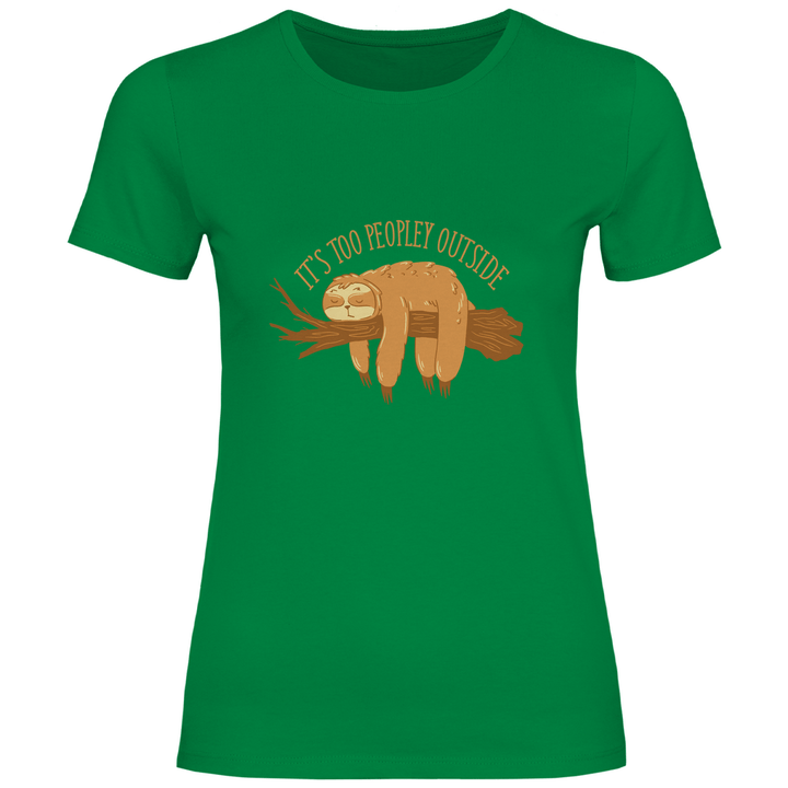 Faultier Antisocial - Damen T - Shirt - Textilzauber