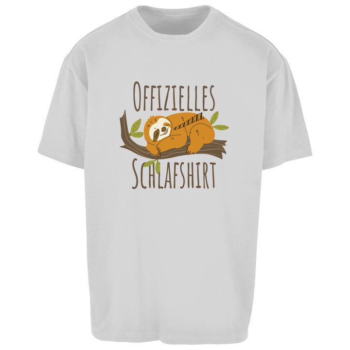 Faultier-Faulenzer - Oversize Schlafshirt