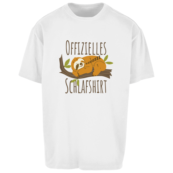 Faultier-Faulenzer - Oversize Schlafshirt