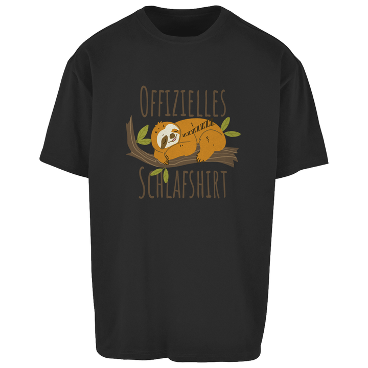 Faultier-Faulenzer - Oversize Schlafshirt