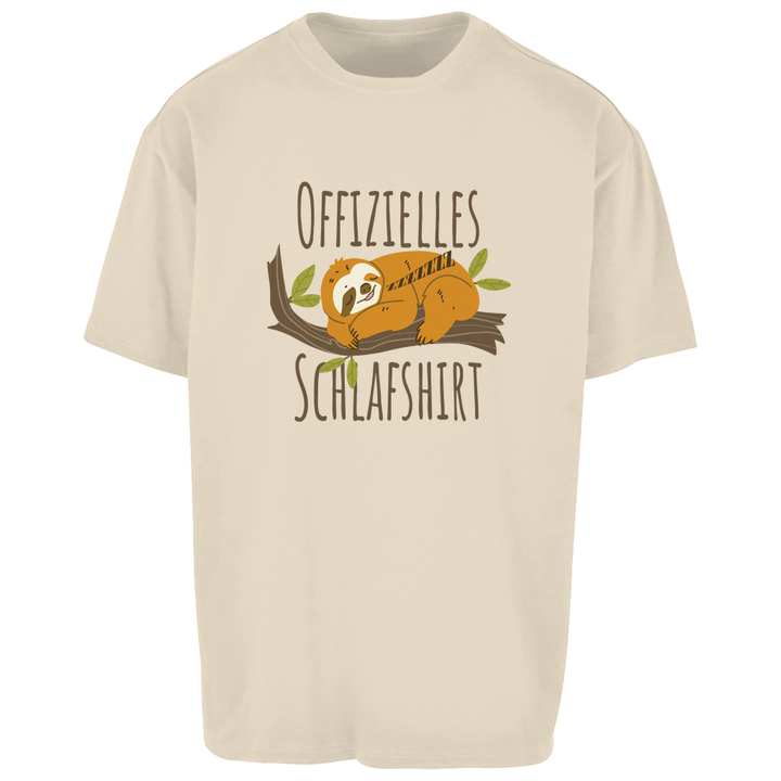 Faultier-Faulenzer - Oversize Schlafshirt