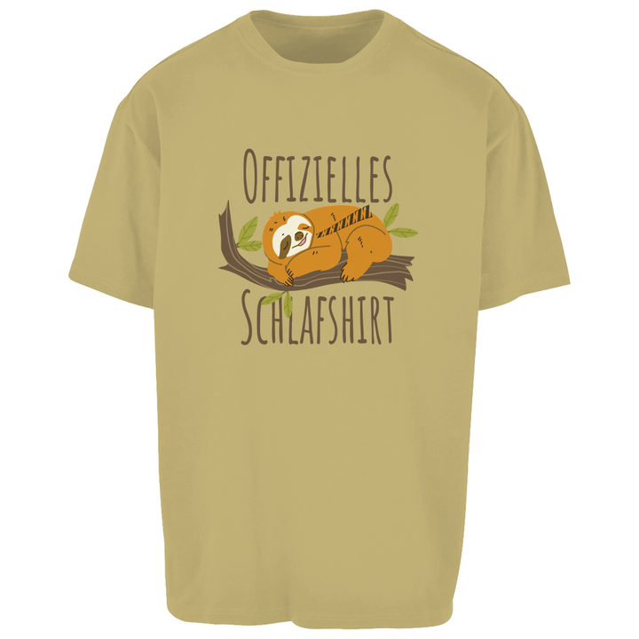 Faultier-Faulenzer - Oversize Schlafshirt