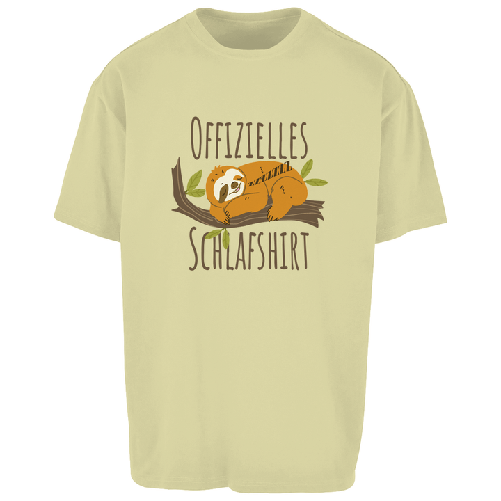 Faultier-Faulenzer - Oversize Schlafshirt