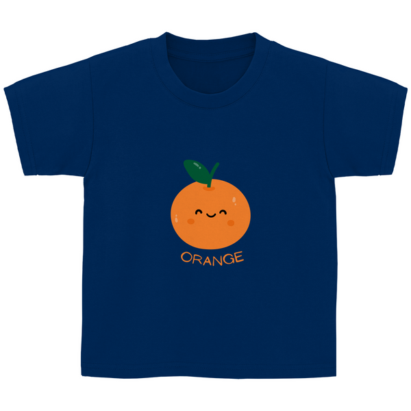 Runde Orange - Kinder T-Shirt