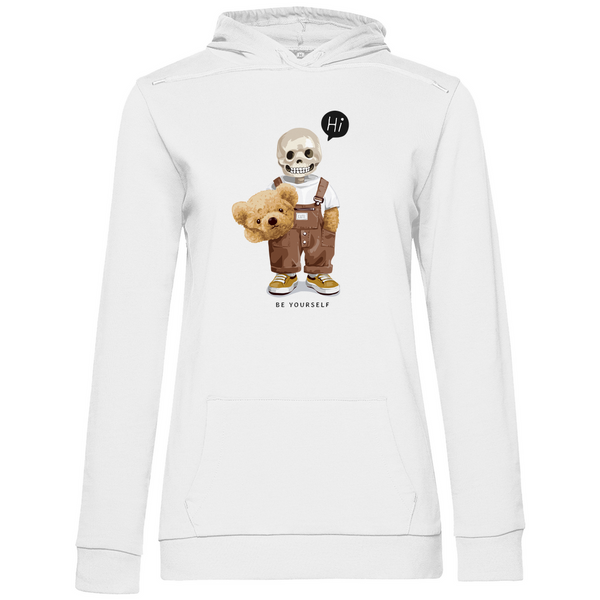 Skelett Teddy - Damen Hoodie