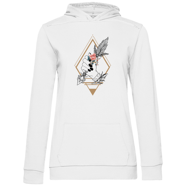 Federzauber - Damen Hoodie - Textilzauber
