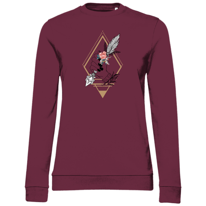 Federzauber - Damen Sweatshirt - Textilzauber