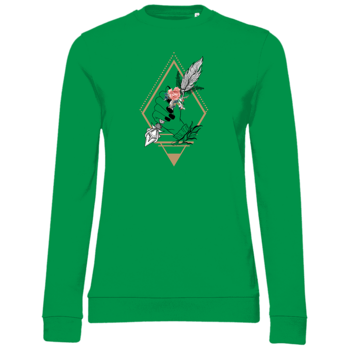 Federzauber - Damen Sweatshirt - Textilzauber