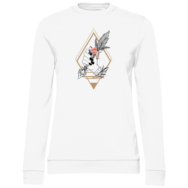 Federzauber - Damen Sweatshirt - Textilzauber
