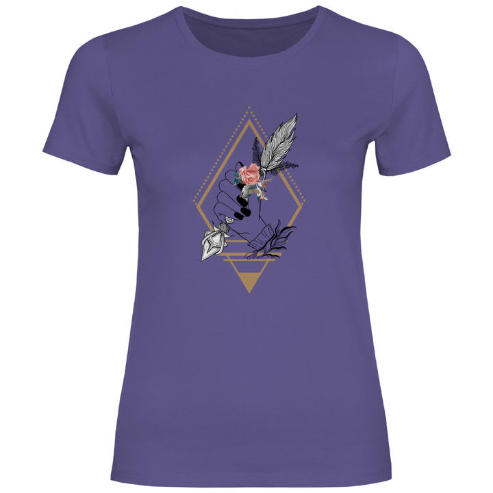 Federzauber - Damen T - Shirt - Textilzauber