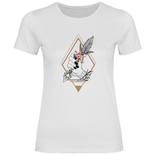 Federzauber - Damen T - Shirt - Textilzauber