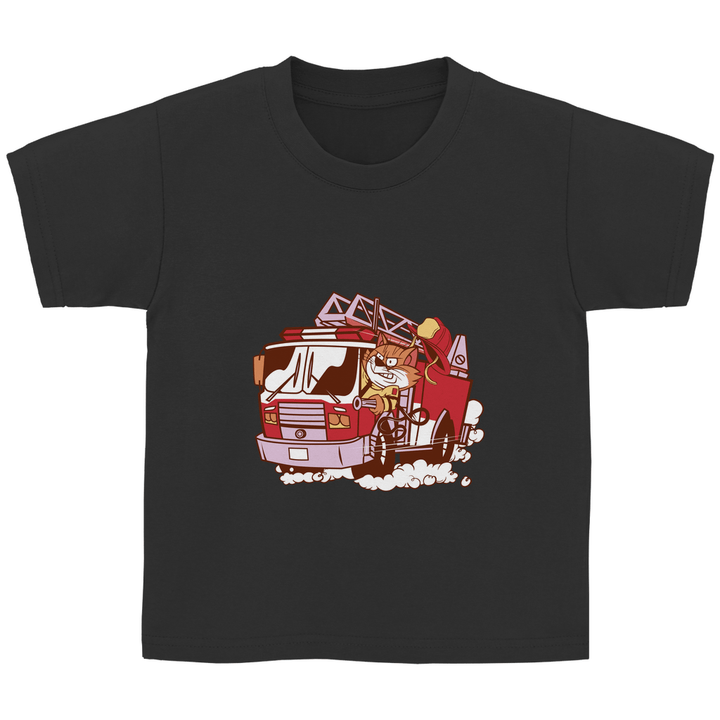Feuerwehrtruck - Kinder T - Shirt - Textilzauber