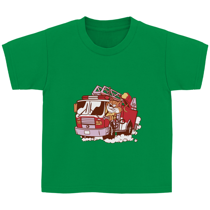 Feuerwehrtruck - Kinder T - Shirt - Textilzauber