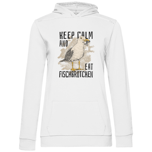 Fischbrötchen Möwe - Damen Hoodie - Textilzauber