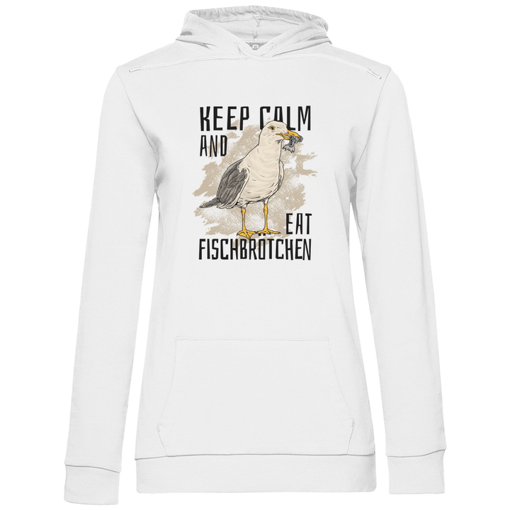 Fischbrötchen Möwe - Damen Hoodie - Textilzauber