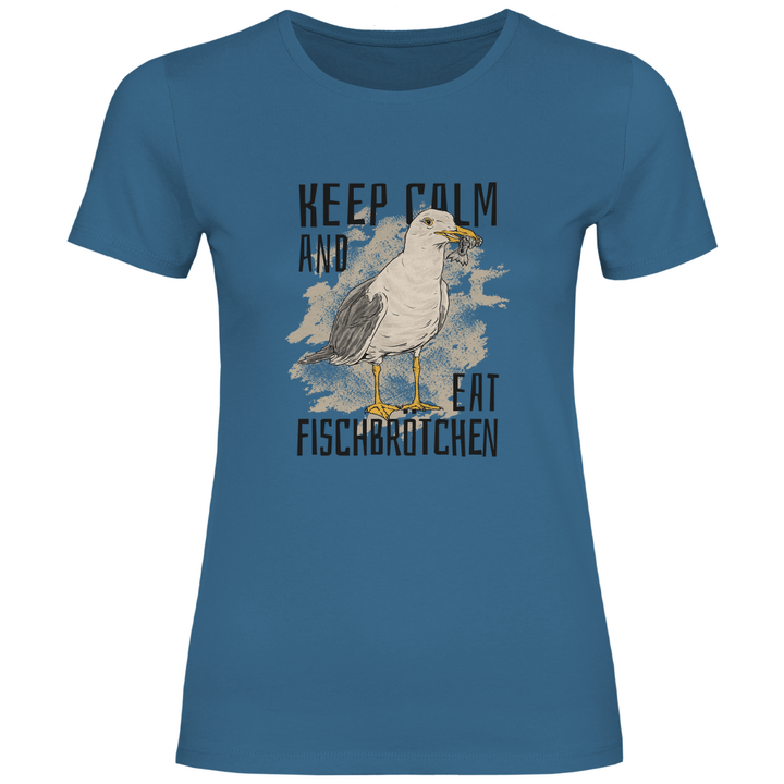 Fischbrötchen Möwe - Damen T - Shirt - Textilzauber