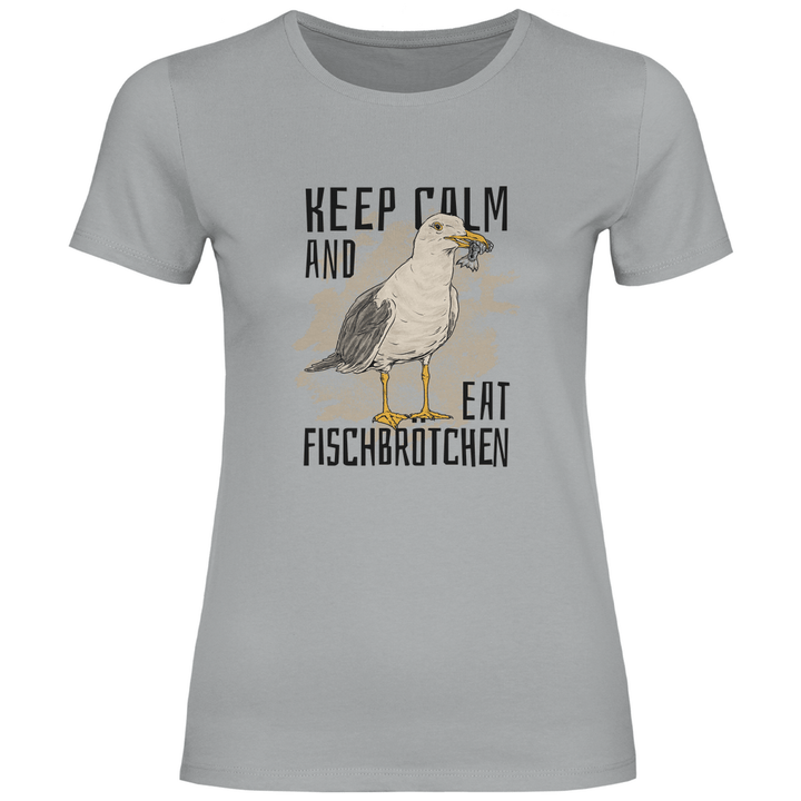 Fischbrötchen Möwe - Damen T - Shirt - Textilzauber