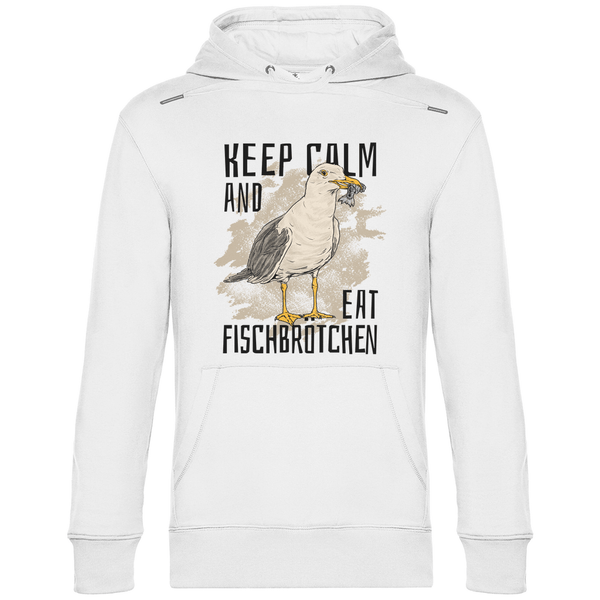 Fischbrötchen Möwe - Herren Hoodie - Textilzauber
