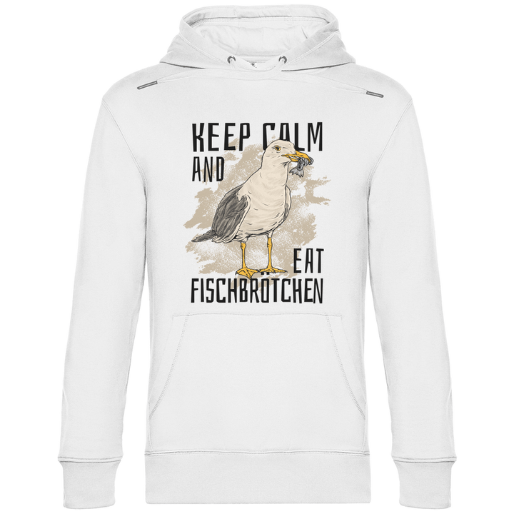 Fischbrötchen Möwe - Herren Hoodie - Textilzauber