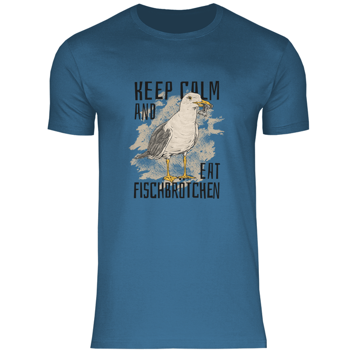Fischbrötchen Möwe - Herren T - Shirt - Textilzauber