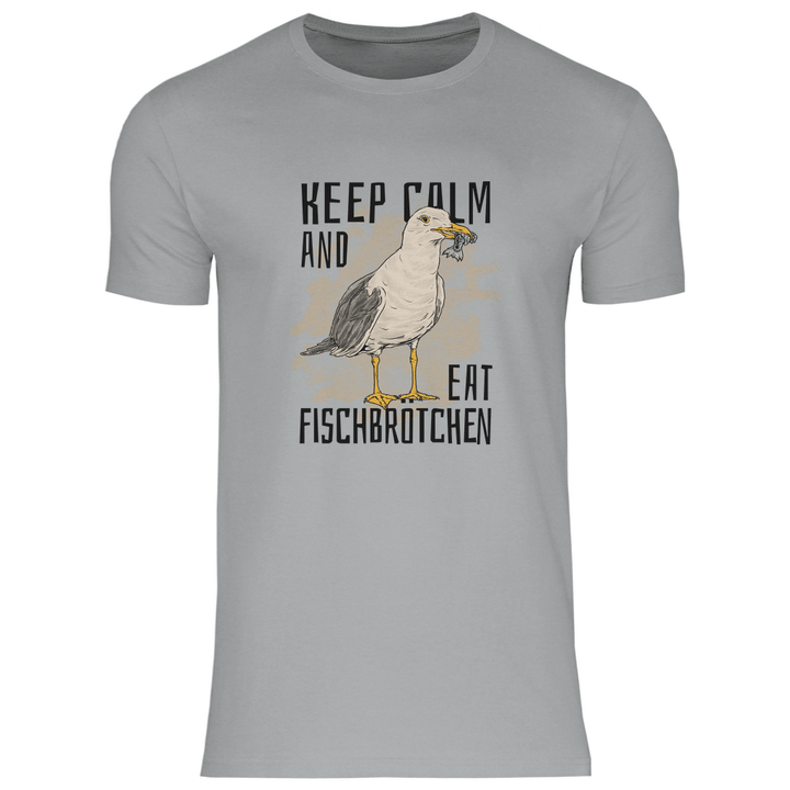 Fischbrötchen Möwe - Herren T - Shirt - Textilzauber