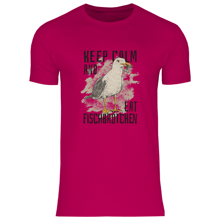 Fischbrötchen Möwe - Herren T - Shirt - Textilzauber
