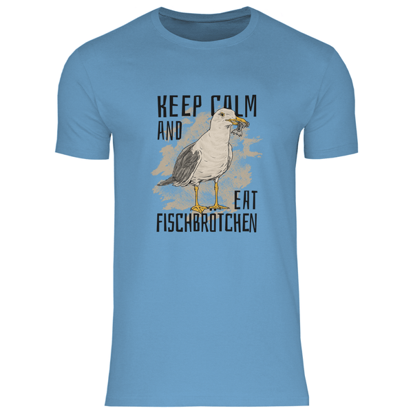 Fischbrötchen Möwe - Herren T - Shirt - Textilzauber