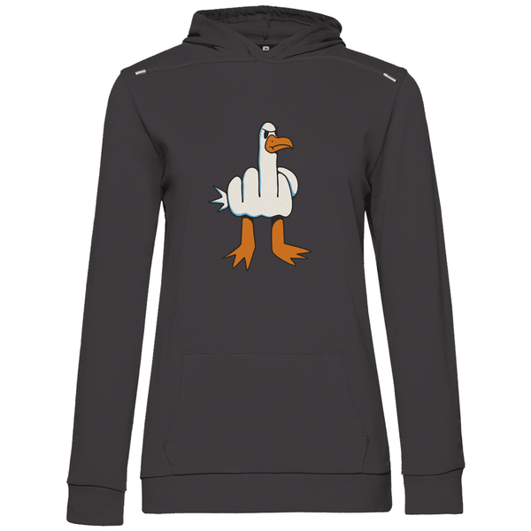 Freche Möwe - Damen Hoodie - Textilzauber