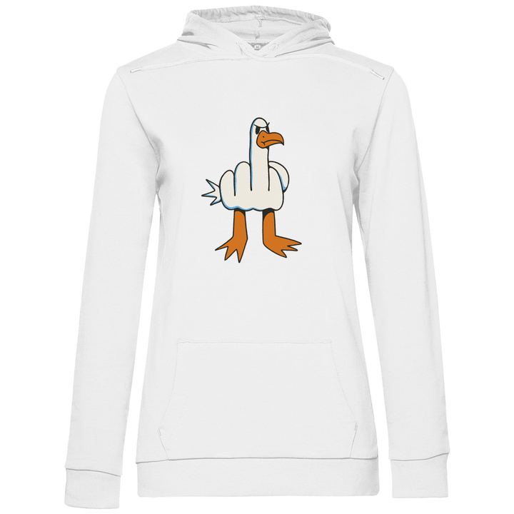 Freche Möwe - Damen Hoodie - Textilzauber