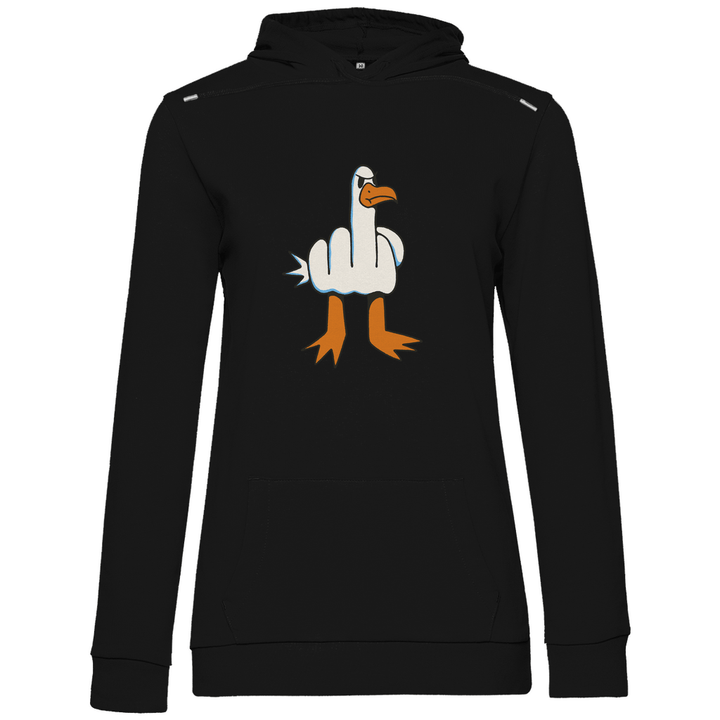 Freche Möwe - Damen Hoodie - Textilzauber