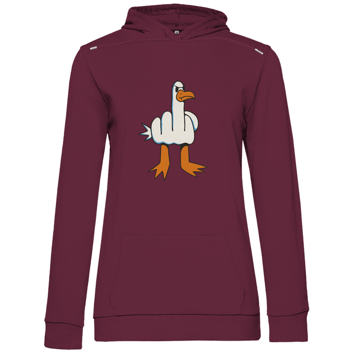 Freche Möwe - Damen Hoodie - Textilzauber