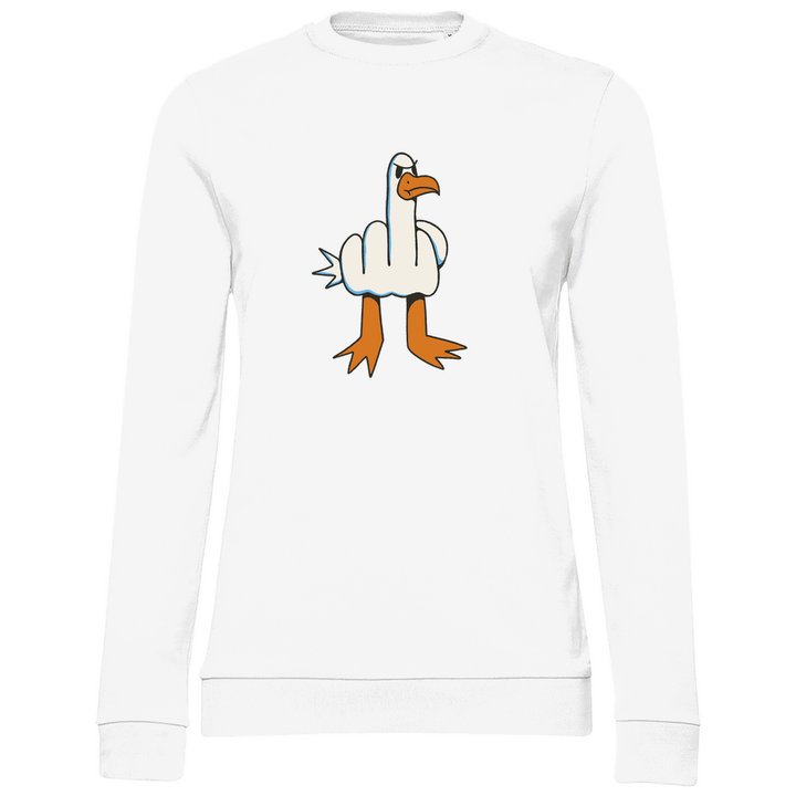 Freche Möwe - Damen Sweatshirt - Textilzauber